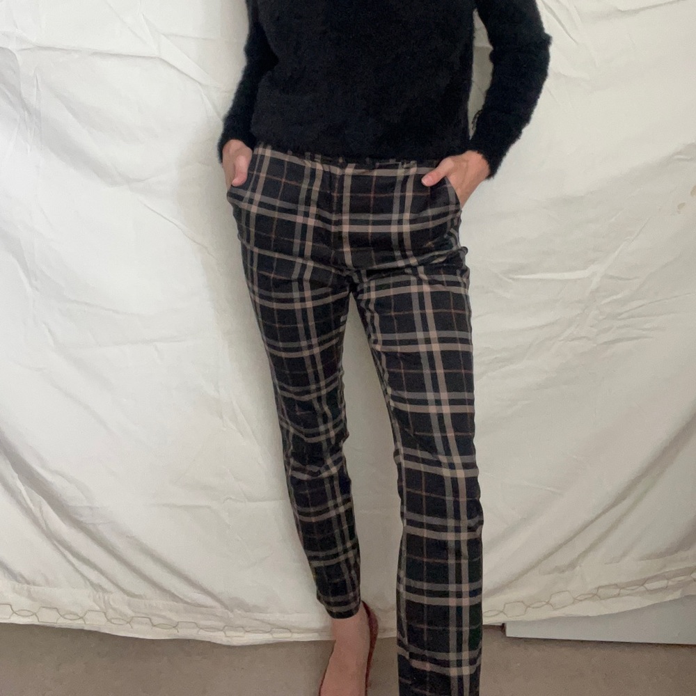 H&M Checkered Dress Pants